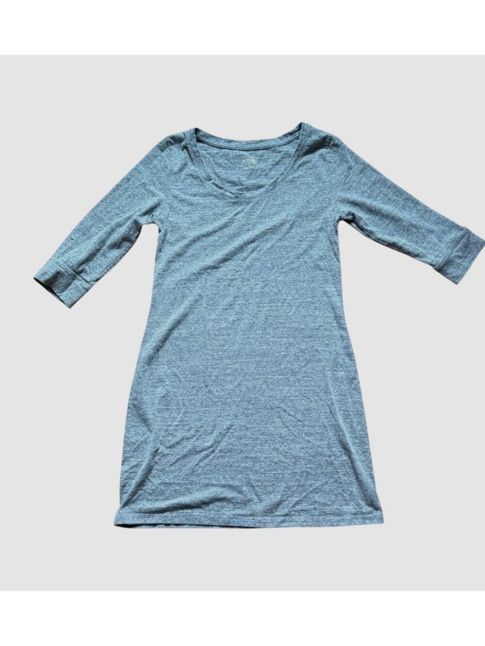 Mossimo Womens 3/4 Sleeve Tunic Style Dress-Gray-M-GUC
